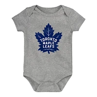 Infant Toronto Maple Leafs Outerstuff Born To Win Creeper Set - 3 Pack