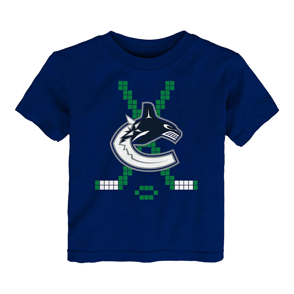 Toddler Vancouver Canucks Outerstuff 8 Bit Sport T Shirt