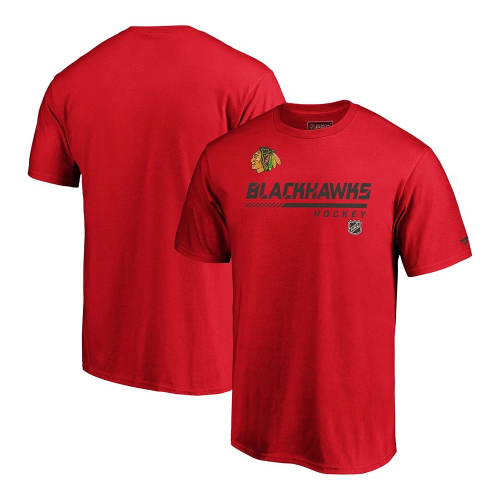 Chicago Blackhawks Fanatics Locker Room Speed T Shirt