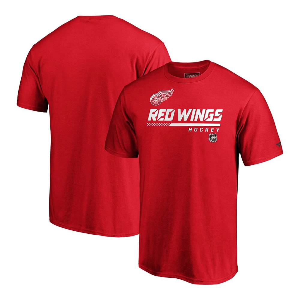 Detroit Red Wings Fanatics Locker Room Speed T Shirt