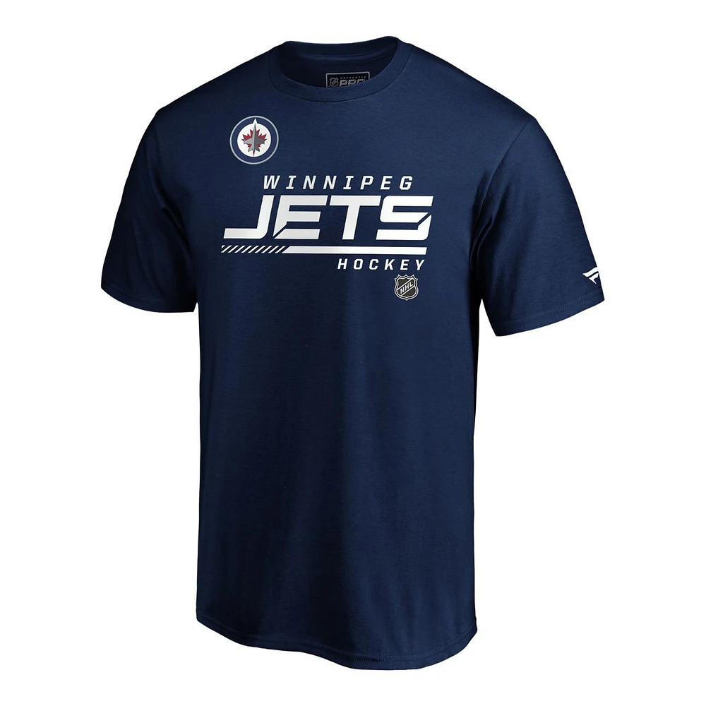 Winnipeg Jets Fanatics Locker Room Speed T Shirt