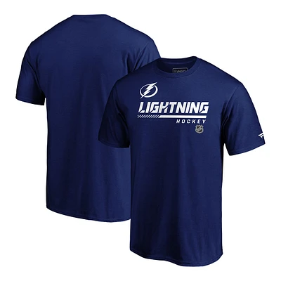 Tampa Bay Lightning Fanatics Locker Room Speed T Shirt