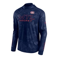 Montreal Canadiens Fanatics Locker Room Camo Light Weight Hoodie