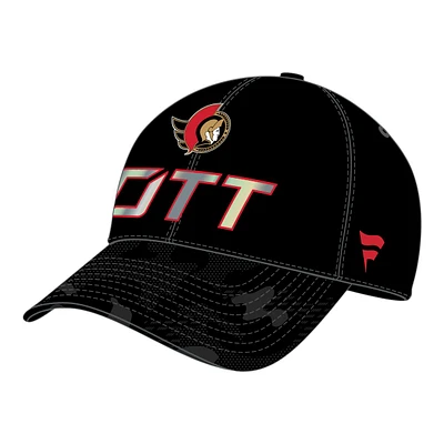 Ottawa Senators Fanatics Locker Room Structured Adjustable Hat, NHL, Hockey