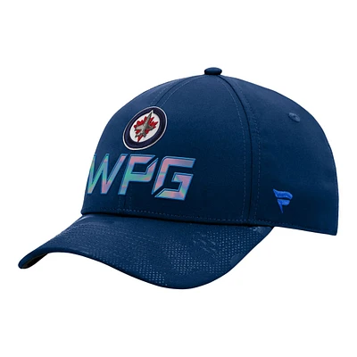 Winnipeg Jets Fanatics Locker Room Structured Adjustable Cap