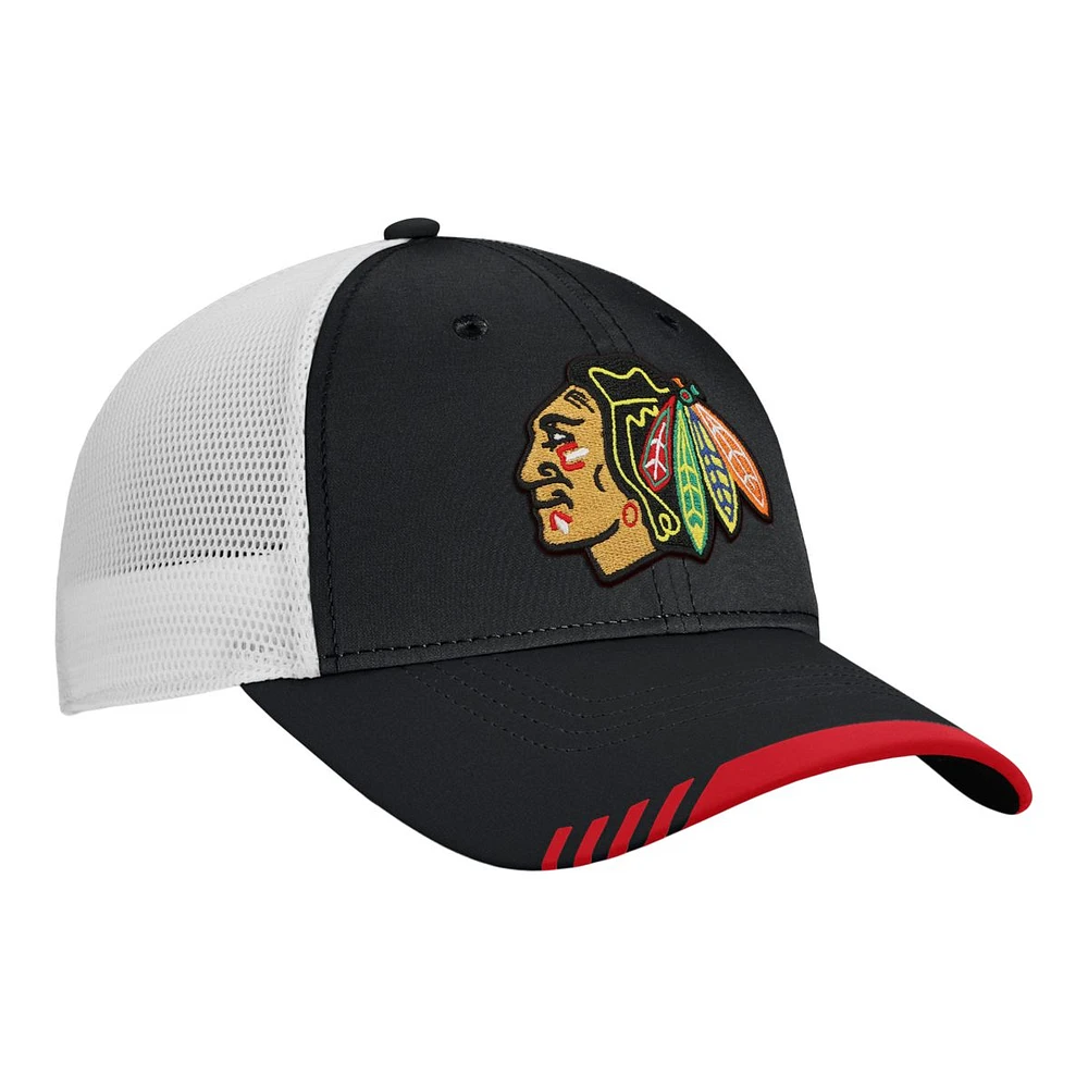 Chicago Blackhawks Fanatics Locker Room Adjustable Hat, NHL, Hockey