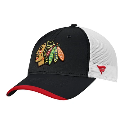 Chicago Blackhawks Fanatics Locker Room Adjustable Hat, NHL, Hockey