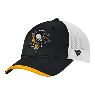 Pittsburgh Penguins Fanatics Locker Room Adjustable Hat, NHL, Hockey