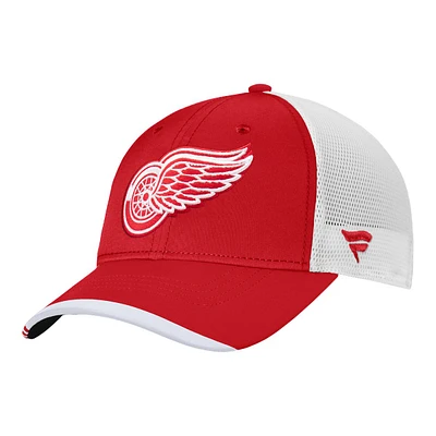 Detroit Red Wings Fanatics Locker Room Structured Adjustable Hat, NHL, Hockey