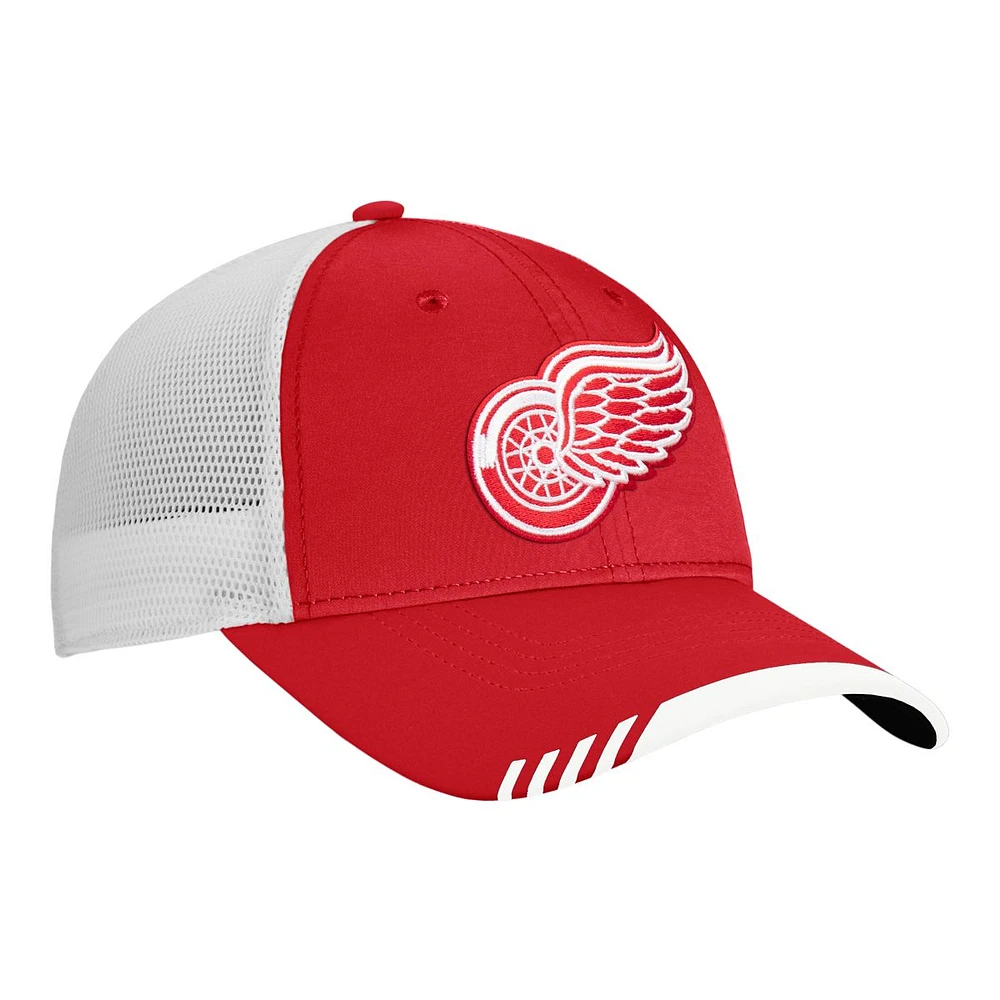 Detroit Red Wings Fanatics Locker Room Structured Adjustable Hat, NHL, Hockey