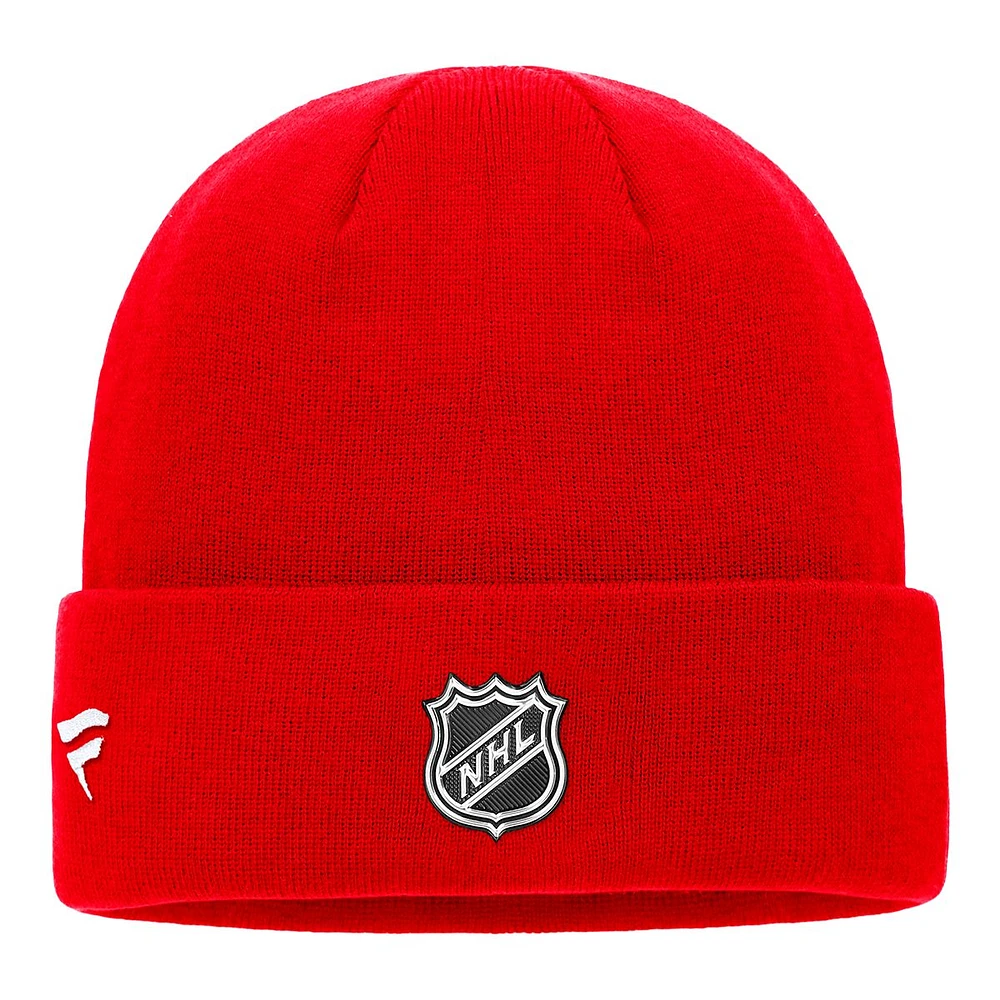 Calgary Flames Fanatics Locker Room Cuffed Knit Hat, NHL, Hockey