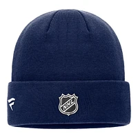 Winnipeg Jets Fanatics Locker Room Cuffed Knit Hat, NHL, Hockey