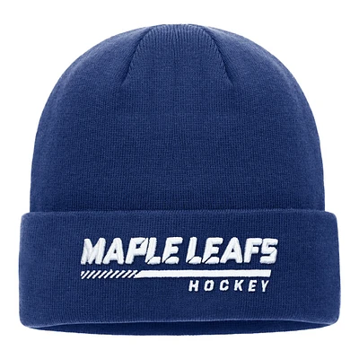 Toronto Maple Leafs Fanatics Locker Room Cuffed Knit Hat, NHL, Hockey