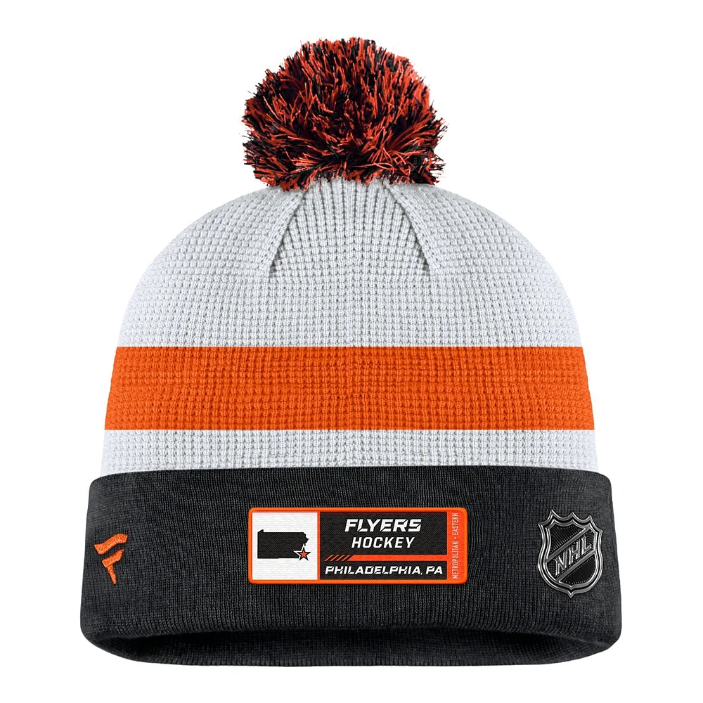 Philadelphia Flyers Fanatics Draft Pom Knit Hat, NHL, Hockey