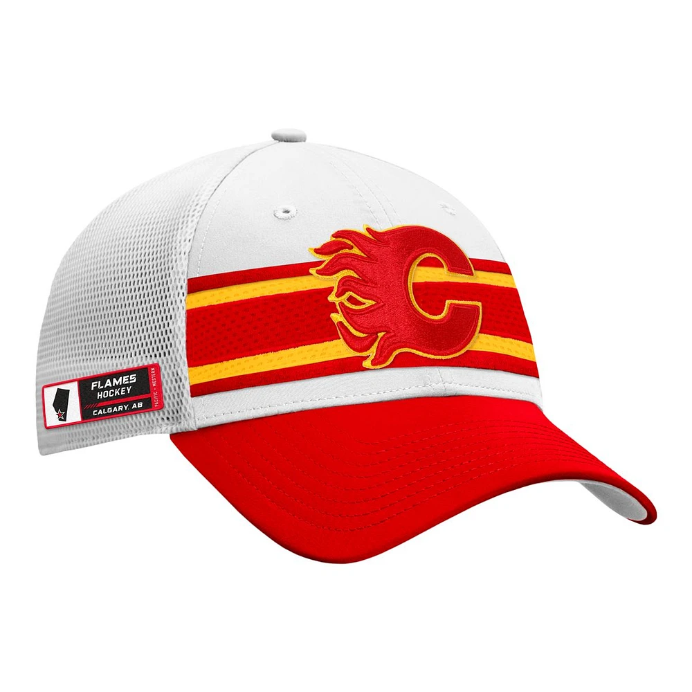 Calgary Flames Fanatics Draft Trucker Hat, NHL, Hockey