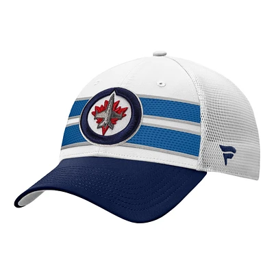 Winnipeg Jets Fanatics Draft Structured Trucker Hat, NHL, Hockey