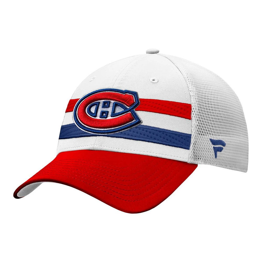 Montreal Canadiens Fanatics Draft Trucker Hat, NHL, Hockey