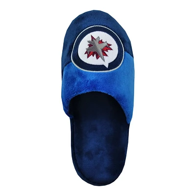 Youth Winnipeg Jets Forever Collectibles Big Logo Slippers