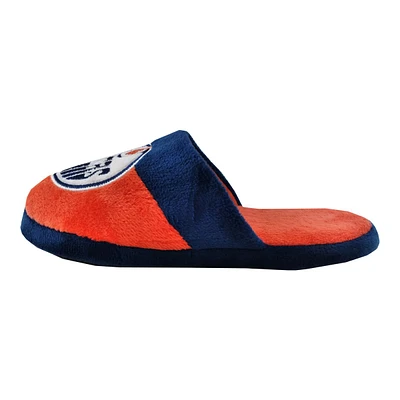 Youth Edmonton Oilers Forever Collectibles Big Logo Slippers