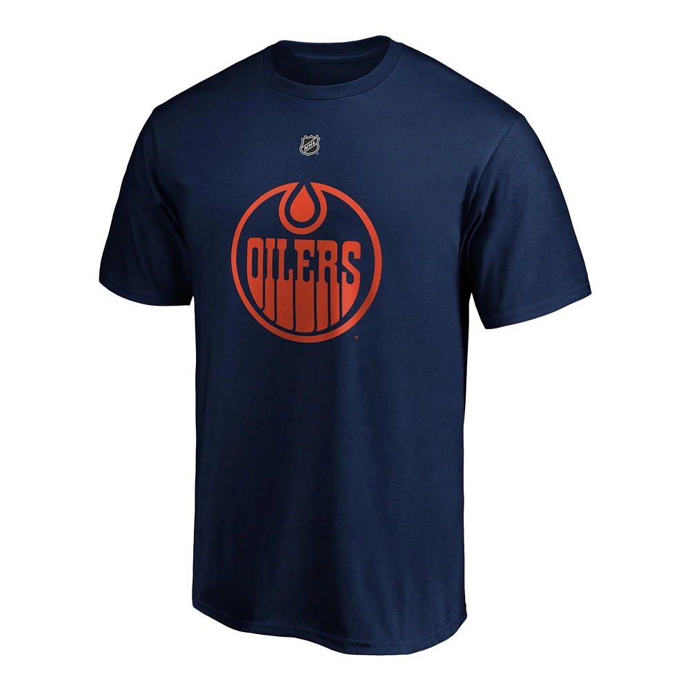 Edmonton Oilers Fanatics Leon Draisaitl Player Third T Shirt