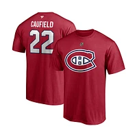 Montreal Canadiens Fanatics Cole Caufield Stacked T Shirt