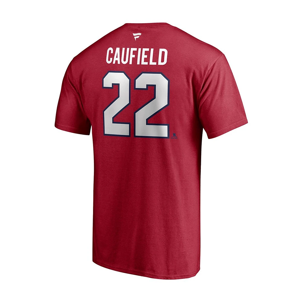 Montreal Canadiens Fanatics Cole Caufield Stacked T Shirt