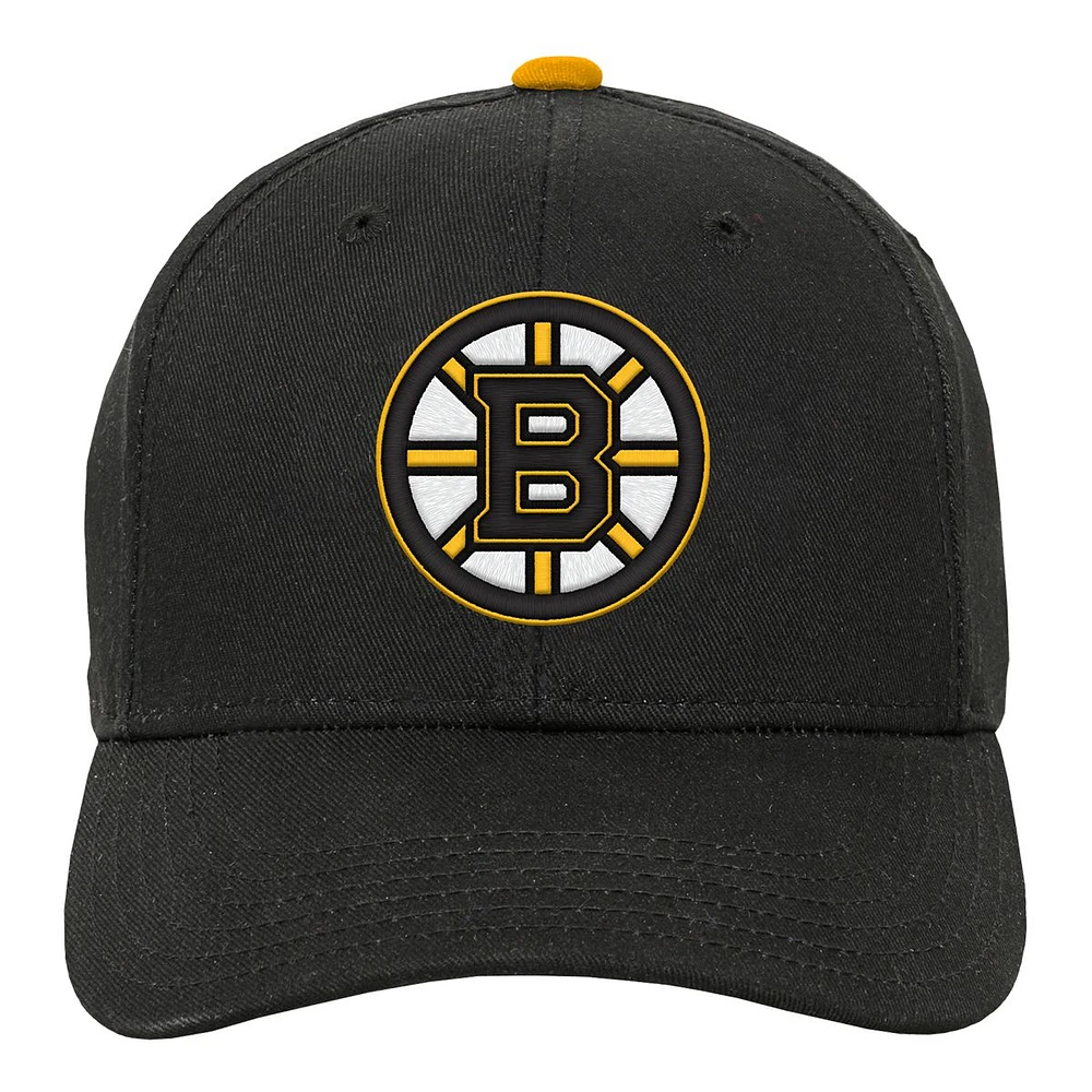 Youth Boston Bruins Outerstuff Precurve Snapback Cap