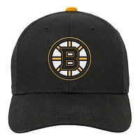 Youth Boston Bruins Outerstuff Precurve Snapback Cap