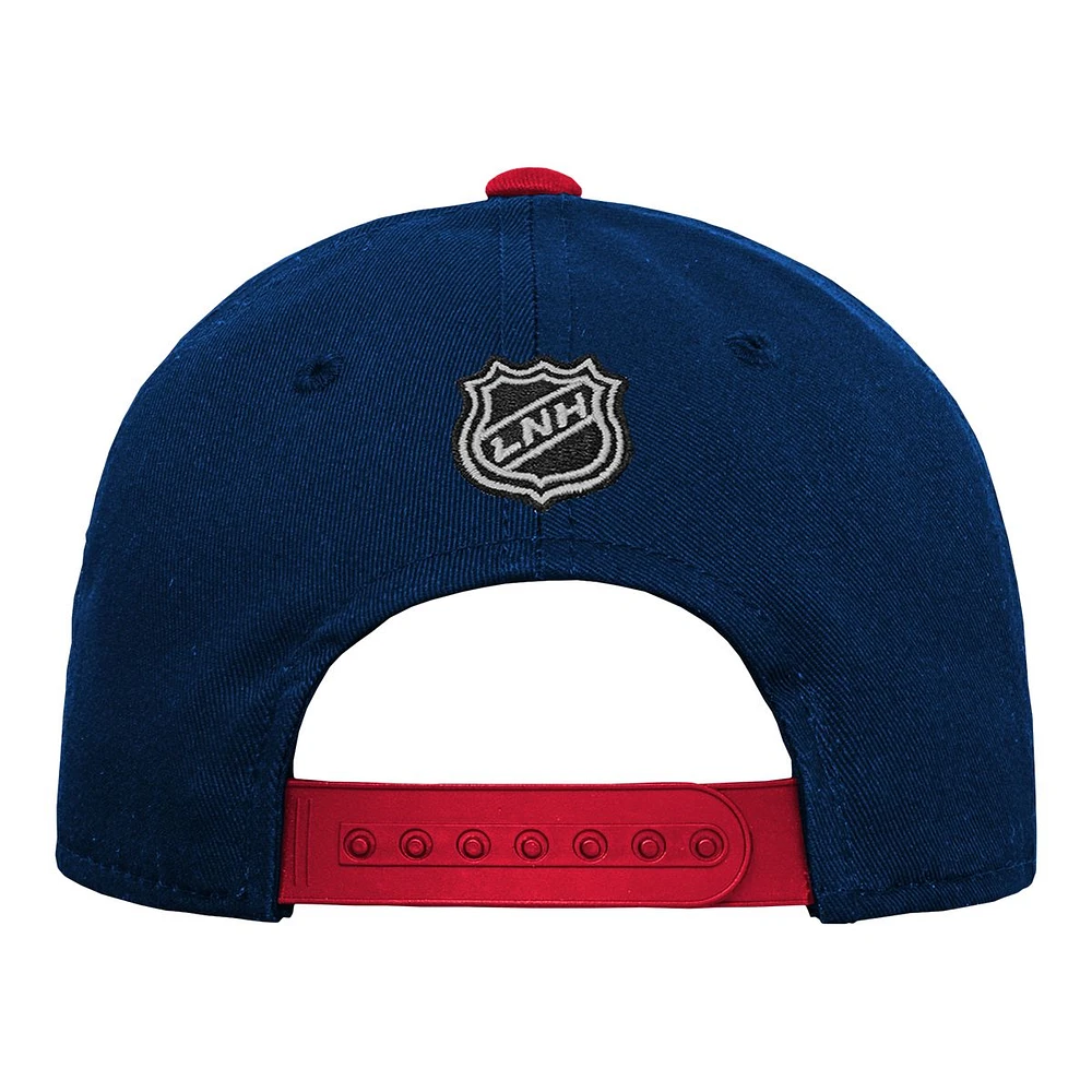 Youth Montreal Canadiens Outerstuff Precurve Snapback Cap