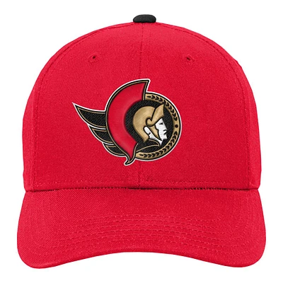 Youth Ottawa Senators Outerstuff Precurve Snapback Cap