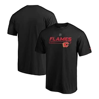 Calgary Flames Fanatics Authentic Pro Prime Stack Cotton T Shirt