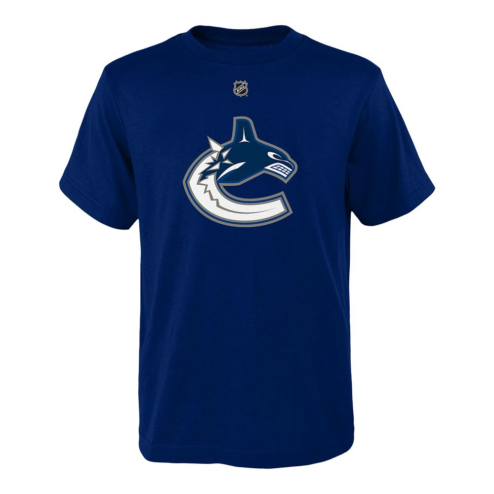 Child Vancouver Canucks Elias Pettersson Player T Shirt