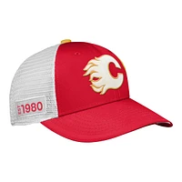 Calgary Flames Kids' Authentic Pro Draft Hat, NHL, Hockey