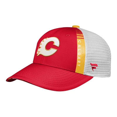 Calgary Flames Kids' Authentic Pro Draft Hat, NHL, Hockey