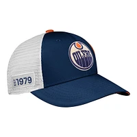 Edmonton Oilers Kids' Authentic Pro Draft Hat, NHL, Hockey