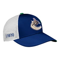 Vancouver Canucks Kids' Authentic Pro Draft Hat, NHL, Hockey