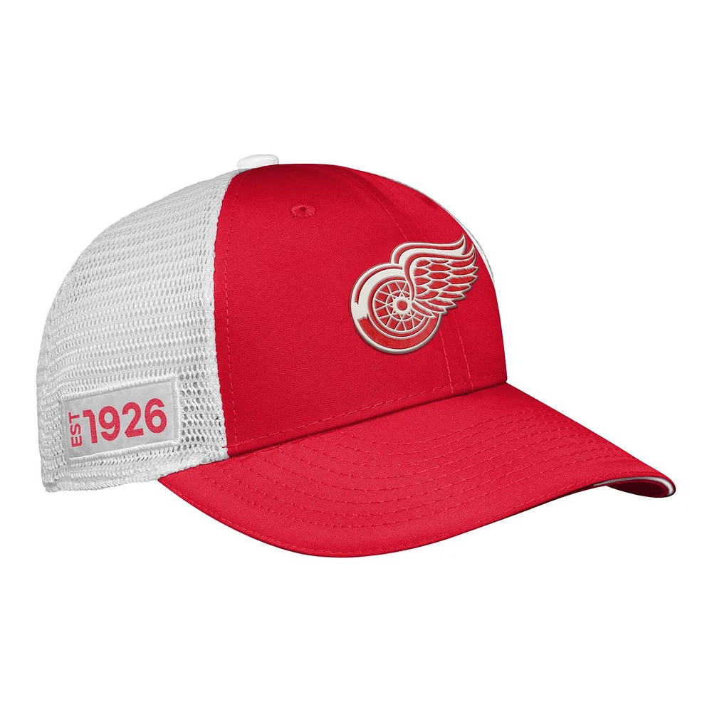 Detroit Red Wings Kids' Locker Room Draft Hat, NHL, Hockey