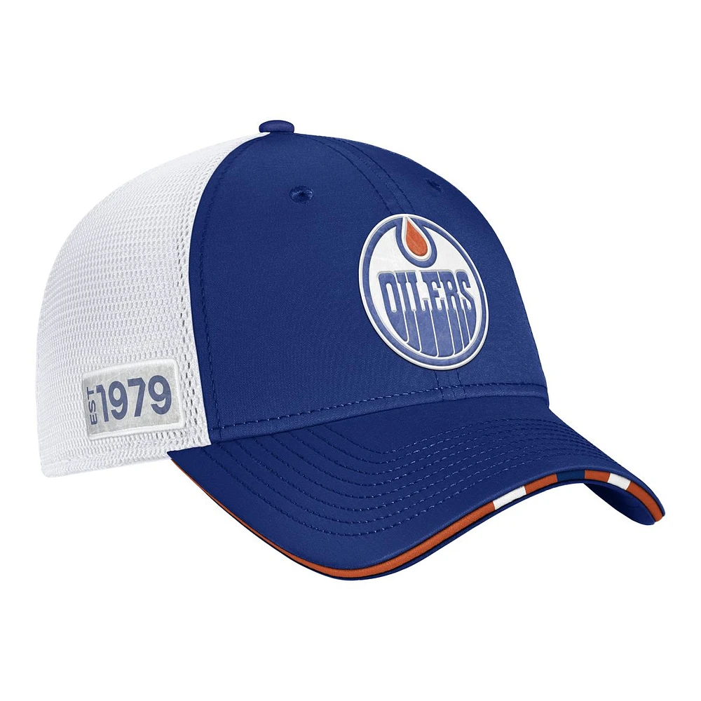 Edmonton Oilers Fanatics Podium Draft Hat, NHL, Hockey