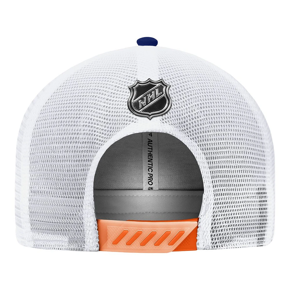 Edmonton Oilers Fanatics Podium Draft Hat, NHL, Hockey