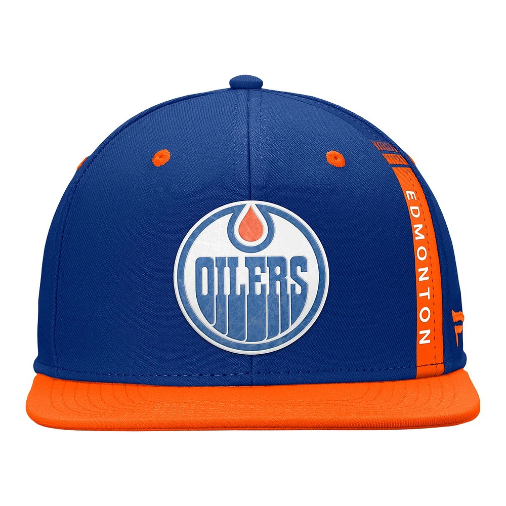 Edmonton Oilers Fanatics Draft Snapback Hat, NHL, Hockey