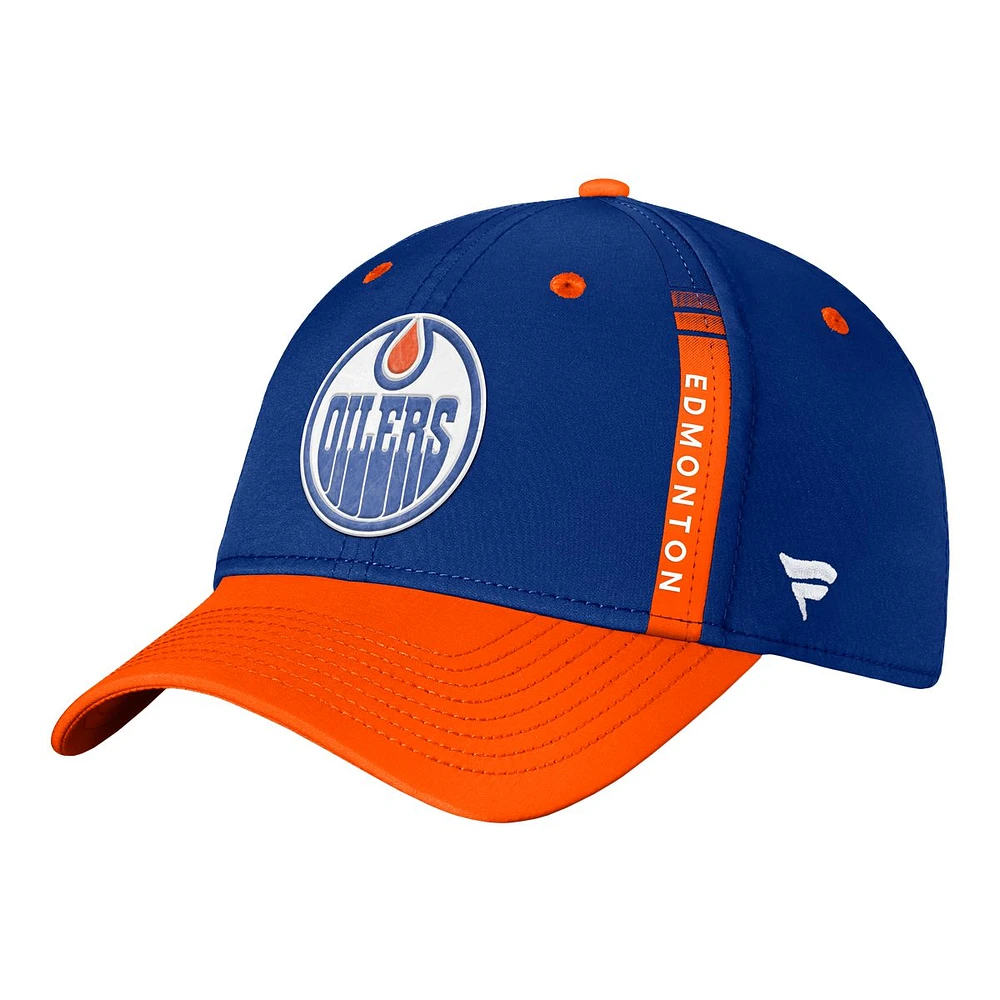 Edmonton Oilers Fanatics Draft Flex Hat, NHL, Hockey