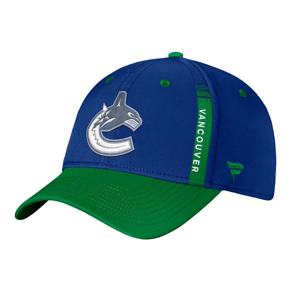 Vancouver Canucks Fanatics Draft Flex Hat, NHL, Hockey