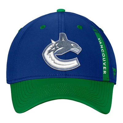 Vancouver Canucks Fanatics Draft Flex Hat, NHL, Hockey