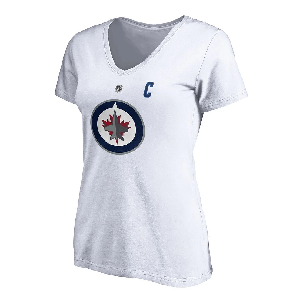 Winnipeg Jets Fanatics Women's Blake Wheeler Stacked Player T Shirt