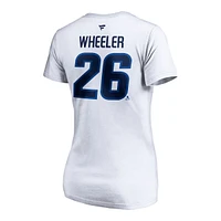 Winnipeg Jets Fanatics Women's Blake Wheeler Stacked Player T Shirt