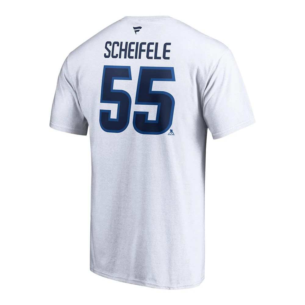 Winnipeg Jets Fanatics Mark Scheifele Stacked Player T Shirt