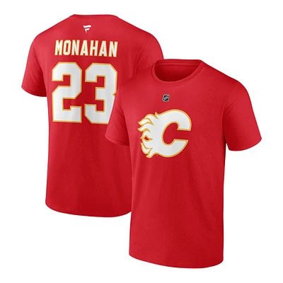 Calgary Flames Fanatics Sean Monahan Stacked Player T Shirt