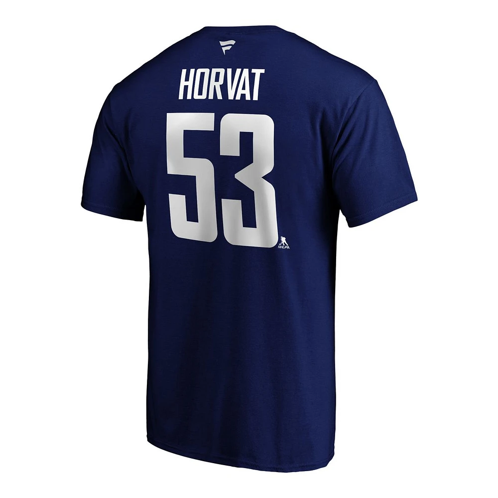 Vancouver Canucks Fanatics Men's Bo Horvat Authentic Stack T Shirt