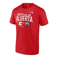 Calgary Flames Fanatics Battle Of Alberta T Shirt