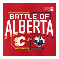 Calgary Flames Fanatics Battle Of Alberta T Shirt